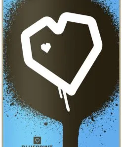 Blueprint Spray Heart V2 Complete Skateboard