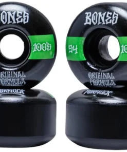 Bones 100's V4 Wide Skateboard Wheels 4-Pack