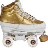 Chaya Kismet Barbiepatin Gold Roller Skates -Surf Sales chaya kismet barbiepatin gold roller skates