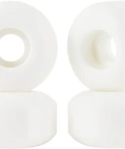 Essentials White Skateboard Wheels 4-Pack -Surf Sales essentials white skateboard wheels 4 pack 3