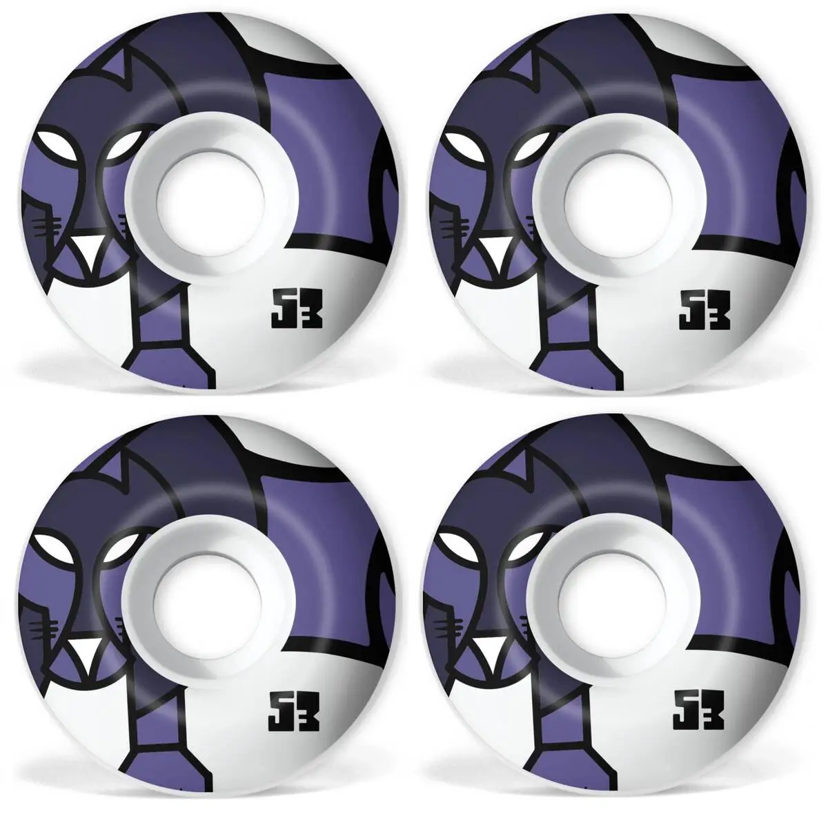 GIRL Pictograph 99A Skateboard Wheels 4-Pack 4 GIRL Pictograph 99A Skateboard Wheels 4-Pack - Image 2