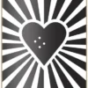 Heart Supply Burst Logo Complete Skateboard