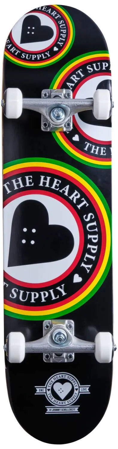 Heart Supply Orbit Logo Complete Skateboard 3 Heart Supply Orbit Logo Complete Skateboard