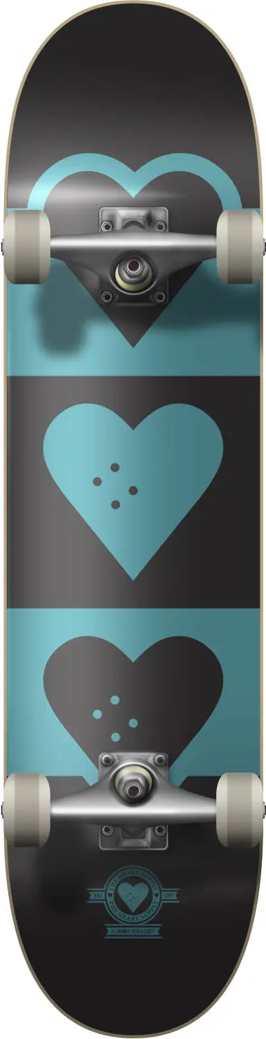 Heart Supply Quadron Logo Complete Skateboard 5 Heart Supply Quadron Logo Complete Skateboard - Image 3