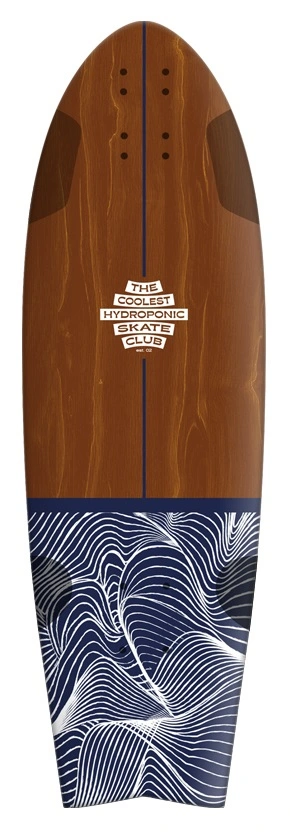 Hydroponic Fish Surfskate Deck 3 Hydroponic Fish Surfskate Deck