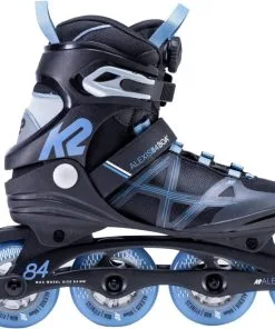 K2 Alexis 84 BOA Black Womens Inline Skates -Surf Sales k2 alexis 84 boa black womens inline skates 3