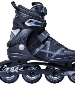 K2 F.I.T. 84 BOA Black Inline Skates -Surf Sales k2 f i t 84 boa black inline skates 4