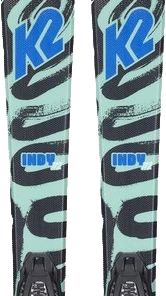 K2 Indy Kids Skis + 4.5 FDT Bindings