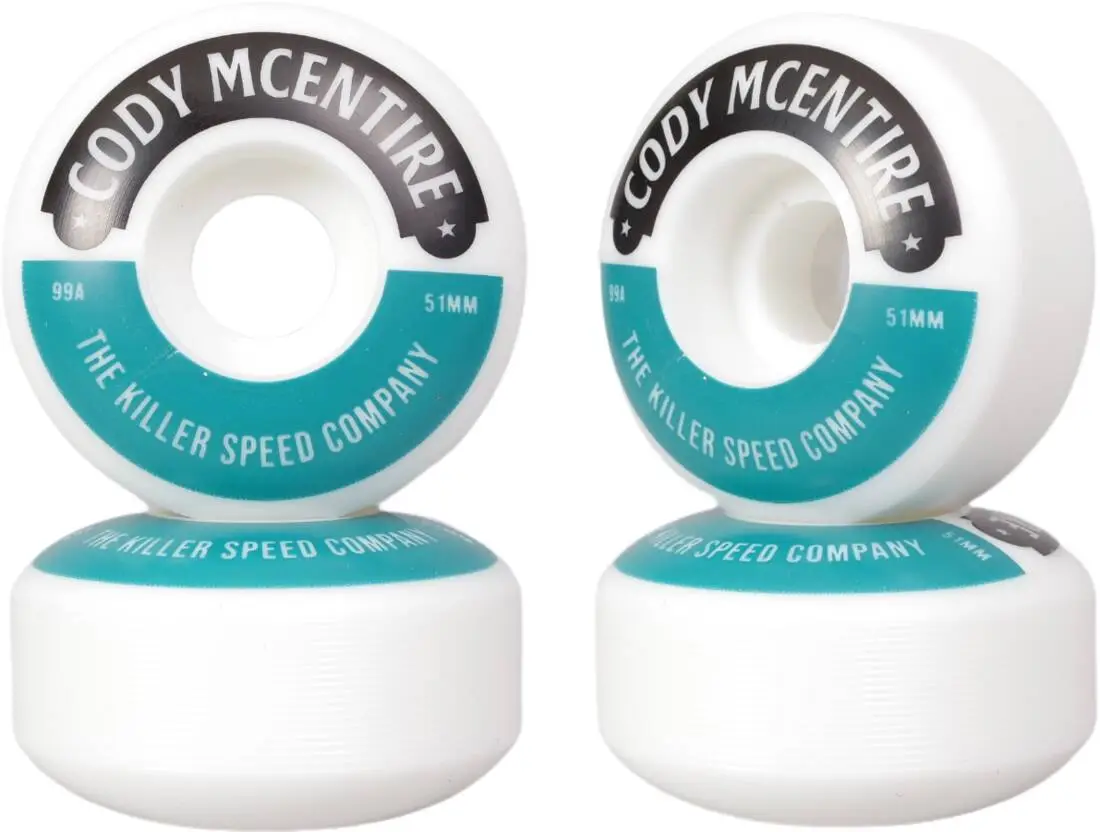 Killer Cody Mcentire 99A Pro Skateboard Wheels 4-Pack 4 Killer Cody Mcentire 99A Pro Skateboard Wheels 4-Pack - Image 2