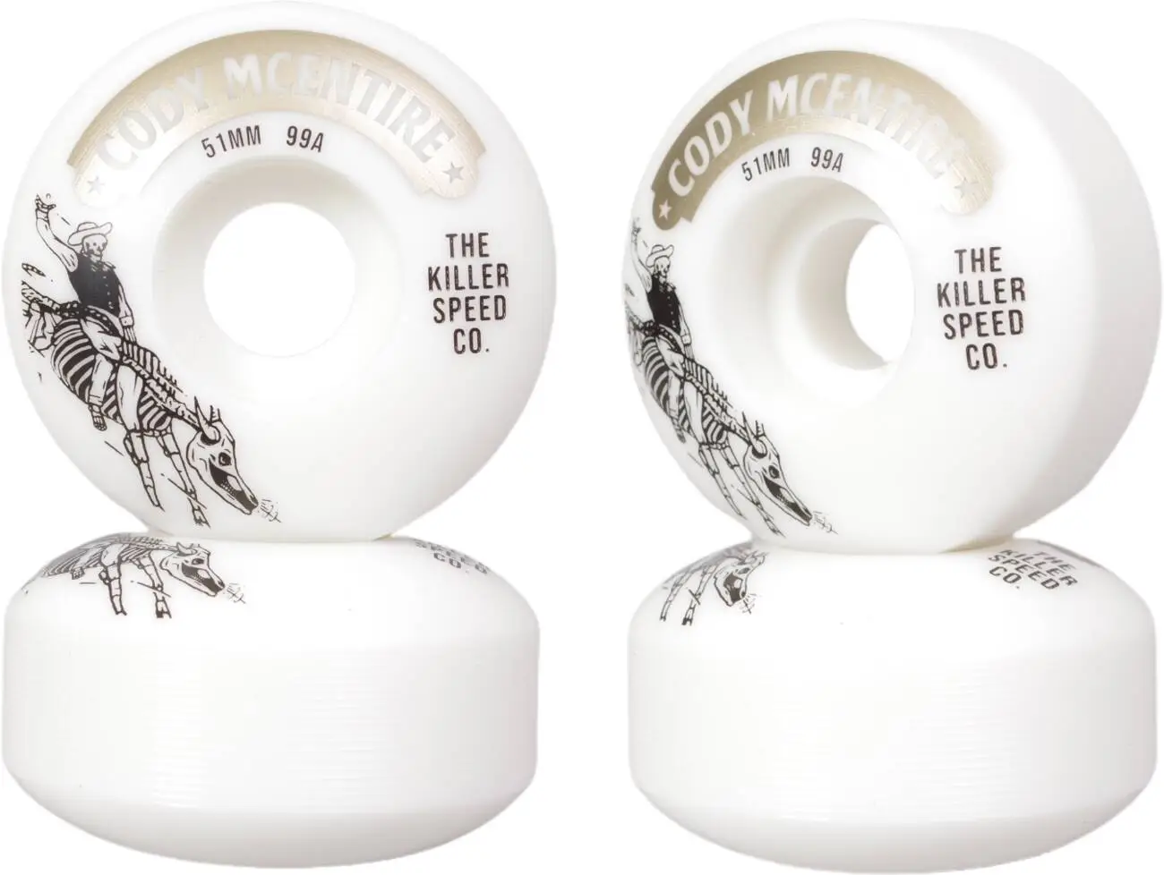 Killer Cody Mcentire 99A Pro Skateboard Wheels 4-Pack 3 Killer Cody Mcentire 99A Pro Skateboard Wheels 4-Pack