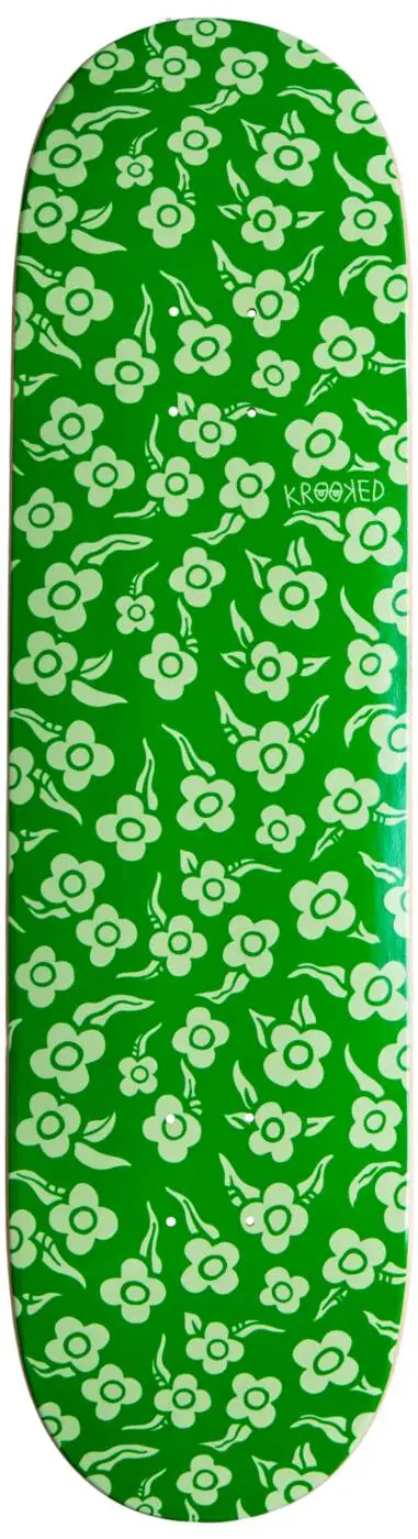 KROOKED Flowers Skateboard Deck 5 KROOKED Flowers Skateboard Deck - Image 3