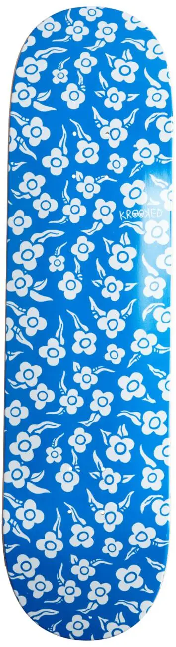 KROOKED Flowers Skateboard Deck 4 KROOKED Flowers Skateboard Deck - Image 2