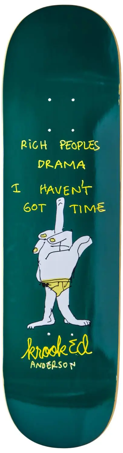 KROOKED Mike Anderson Pro Skateboard Deck 3 KROOKED Mike Anderson Pro Skateboard Deck