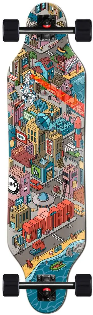 Madrid Top-Mount Complete Longboard 3 Madrid Top-Mount Complete Longboard