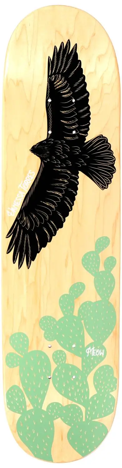 Meow Vanessa Torres Pro Skateboard Deck 4 Meow Vanessa Torres Pro Skateboard Deck - Image 2
