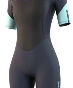 Mystic Brand Shorty 3mm Backzip Womens Wetsuit -Surf Sales mystic brand shorty 3mm backzip womens wetsuit im