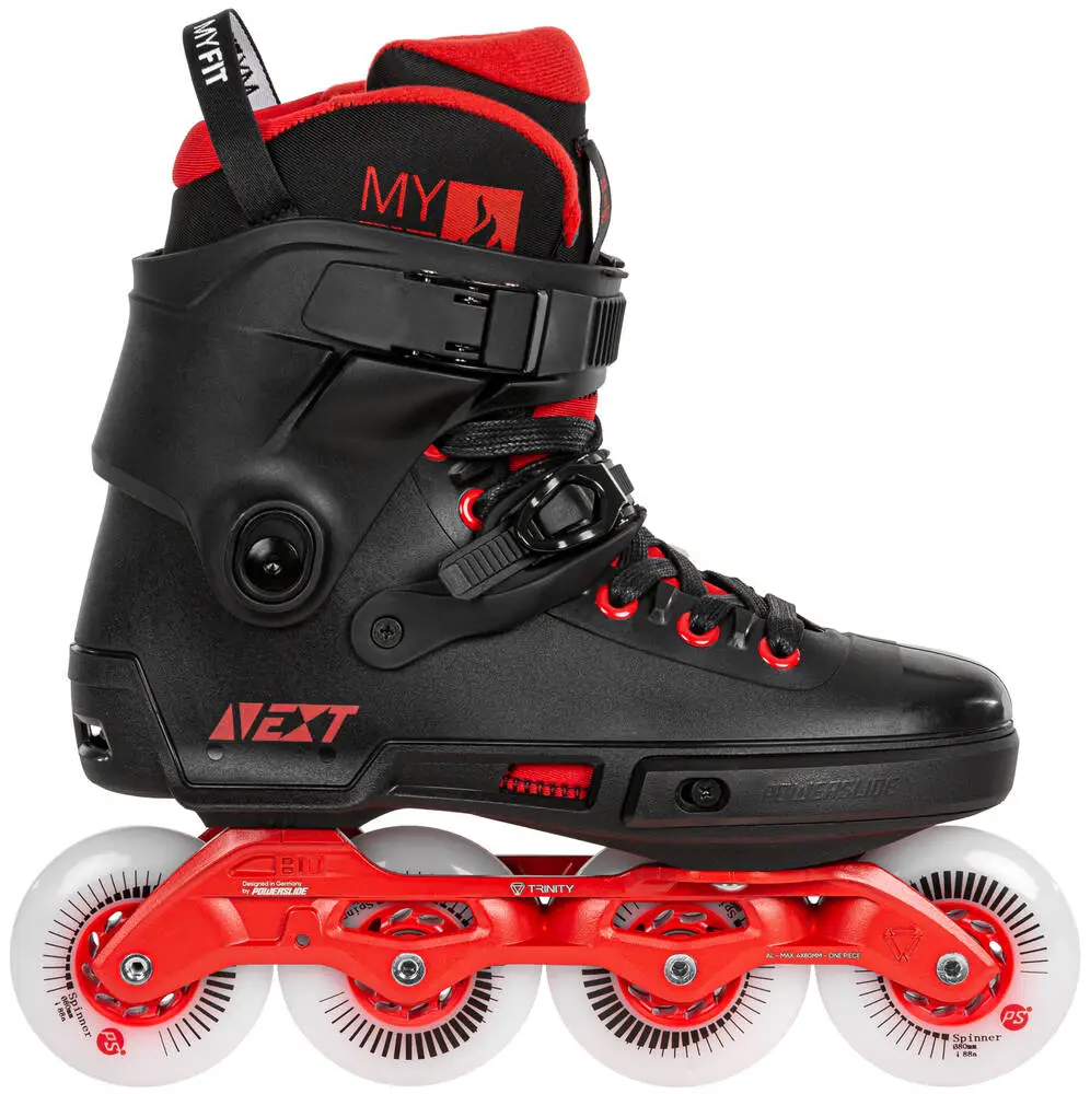 POWERSLIDE Next Black Red 80 Freeskates 6 POWERSLIDE Next Black Red 80 Freeskates - Image 4