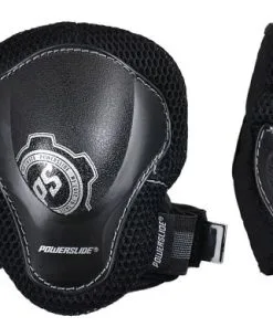 POWERSLIDE Pro Air Man Black Skate Pads 3-pack