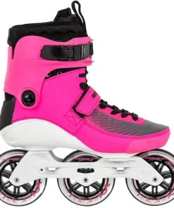 POWERSLIDE Swell Electric Pink 100 Womens Inline Skates -Surf Sales powerslide swell electric pink 100 womens inline skates ah 2