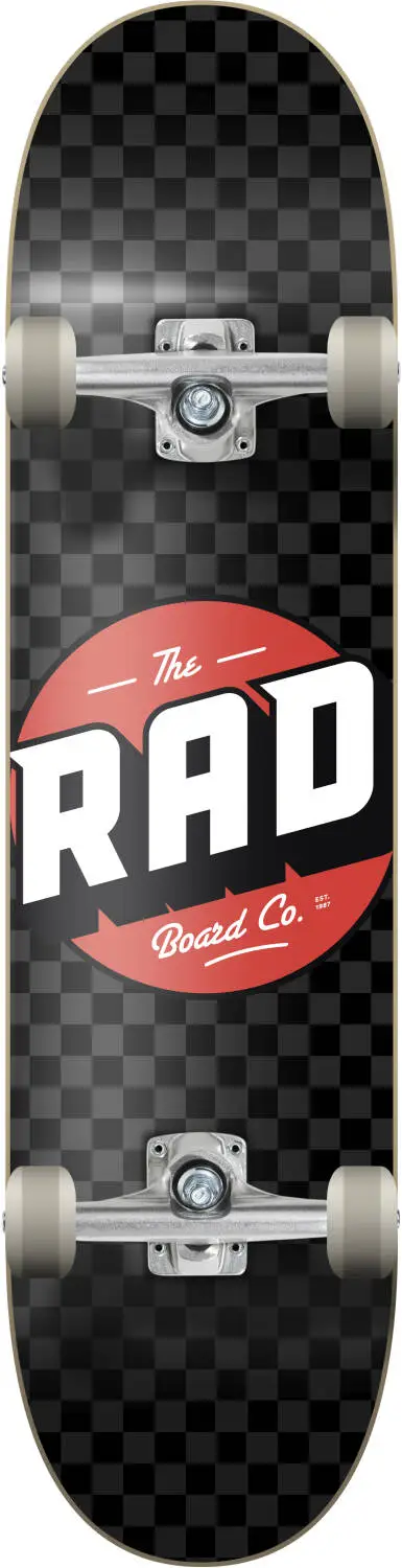 Rad Checkers Progressive Complete Skateboard 8 Rad Checkers Progressive Complete Skateboard - Image 6