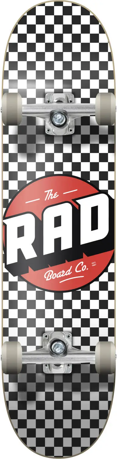 Rad Checkers Progressive Complete Skateboard 6 Rad Checkers Progressive Complete Skateboard - Image 4