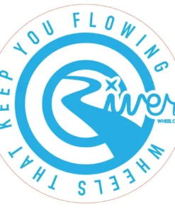 River Wheel Round Scooter Sticker