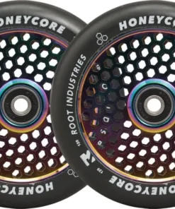 Root Honeycore Black 120mm 2-pack Pro Scooter Wheels -Surf Sales root honeycore black 120mm 2 pack pro scooter wheels ck
