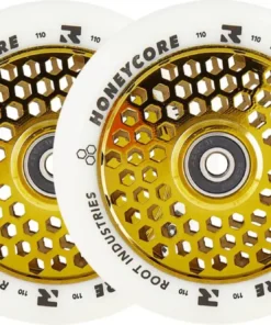 Root Honeycore White 110mm 2-pack Pro Scooter Wheels -Surf Sales root honeycore white 110mm 2 pack pro scooter wheels 19