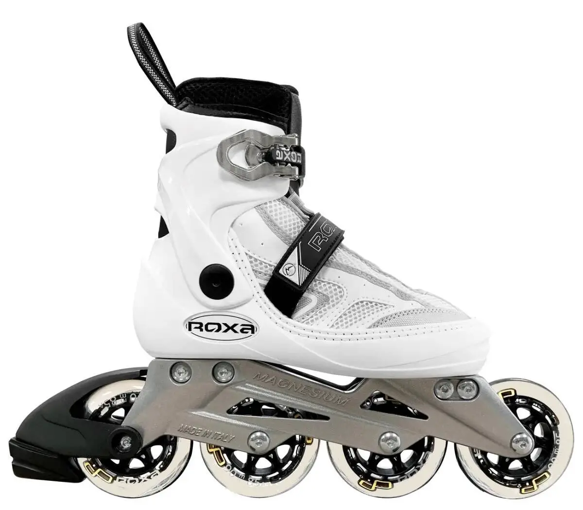 Roxa F-9 White Inline Skates 8 Roxa F-9 White Inline Skates - Image 6