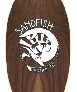 Sandfish Walnut Woody Grom Cruiser Skimboard -Surf Sales sandfish walnut woody grom cruiser skimboard kw 2