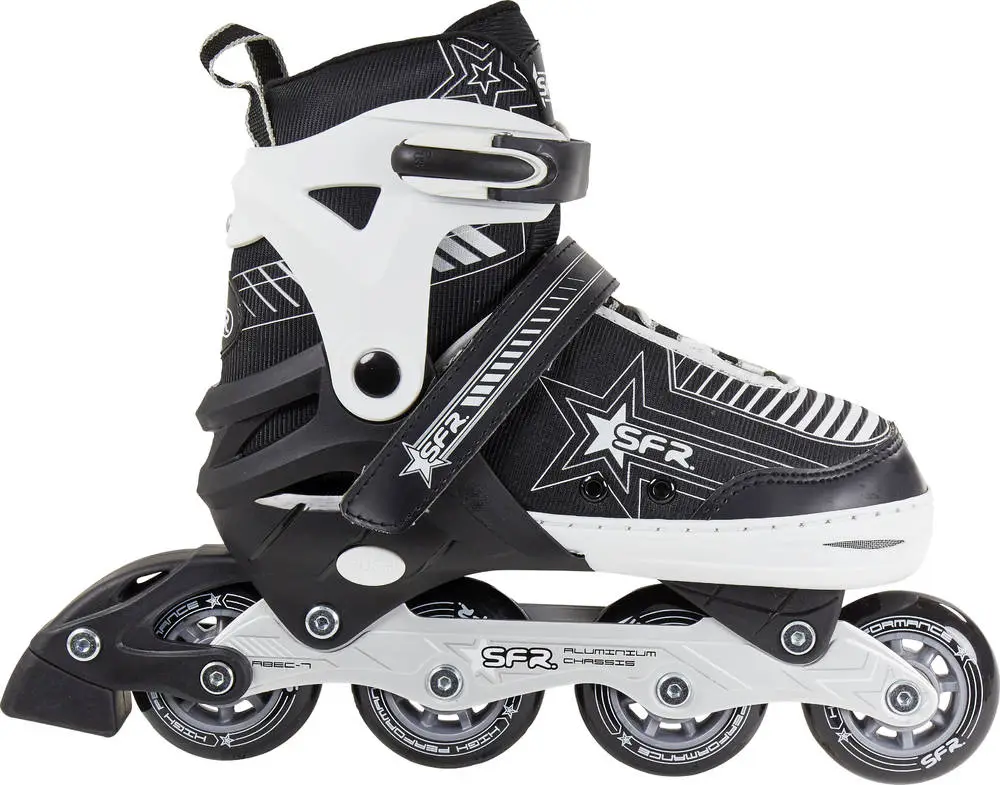 SFR Pulsar Adjustable Silver Kids Inline Skates 4 SFR Pulsar Adjustable Silver Kids Inline Skates - Image 2