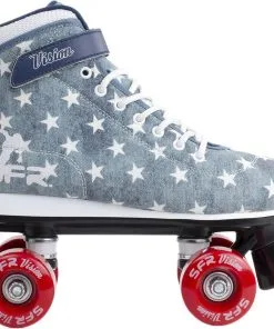 SFR Vision Canvas Kids Roller Skates Jeans -Surf Sales sfr vision canvas kids roller skates jeans 86 2