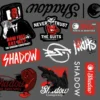 Shadow Sticker Sheet -Surf Sales shadow sticker sheet na