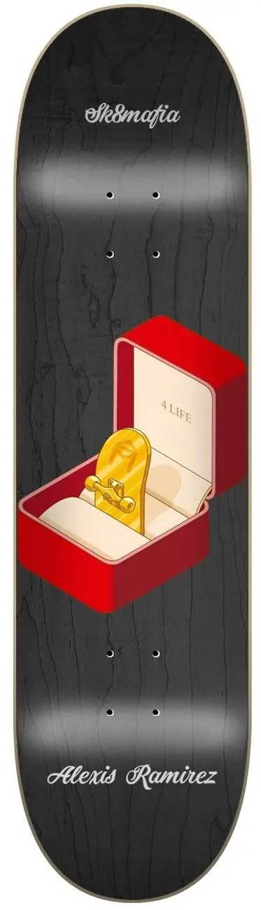 Sk8mafia Alexis Ramirez Hacked Skateboard Deck 3 Sk8mafia Alexis Ramirez Hacked Skateboard Deck