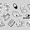 SkatePro Sticker Sheet -Surf Sales skatepro sticker sheet bu 2
