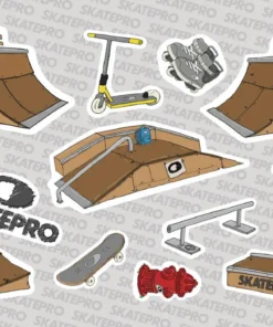 SkatePro Sticker Sheet -Surf Sales skatepro sticker sheet m9 1