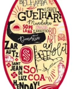 Skim One Basque Wood 41 Skimboard