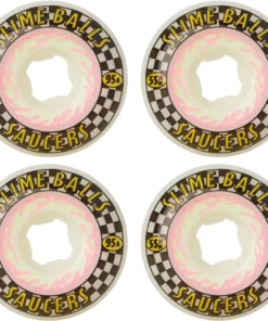 Slime Balls Saucers 95A Skateboard Wheels 4-Pack