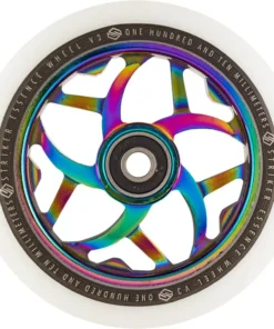 Striker Essence V3 White Pro Scooter Wheel -Surf Sales striker essence v3 white pro scooter wheels 5a