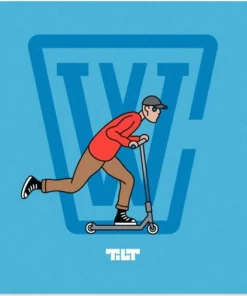 Tilt Cashion Scooter Sticker