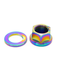 TLC Titanium BMX Axle Nut With Spacer