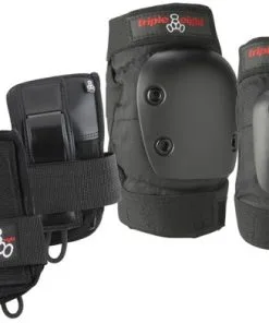 Triple Eight Junior Derby Kids Skate Pads 3-pack