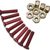 Venom Redheads Skateboard Hardware 8 Pack -Surf Sales venom redheads skateboard hardware 8 pack yl