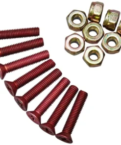 Venom Redheads Skateboard Hardware 8 Pack